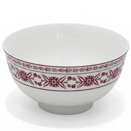 Luhpar White Ceramic Multipurpose Bowl with Red Floral Design – 5 Inch Serving Bowl - Al Kabayel Discount CentreLuhpar White Ceramic Multipurpose Bowl with Red Floral Design – 5 Inch Serving BowlBowlsLUHPARAl Kabayel Discount Centre