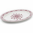 Luhpar White Ceramic Oval Plate with Decorative Red Floral Pattern – 12 Inch Serving Plate - Al Kabayel Discount CentreLuhpar White Ceramic Oval Plate with Decorative Red Floral Pattern – 12 Inch Serving PlatePlatesLUHPARAl Kabayel Discount Centre