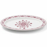 Luhpar White Ceramic Oval Serving Platter with Elegant Red Floral Artwork – 14 Inch Dish - Al Kabayel Discount CentreLuhpar White Ceramic Oval Serving Platter with Elegant Red Floral Artwork – 14 Inch DishPlatesLUHPARAl Kabayel Discount Centre