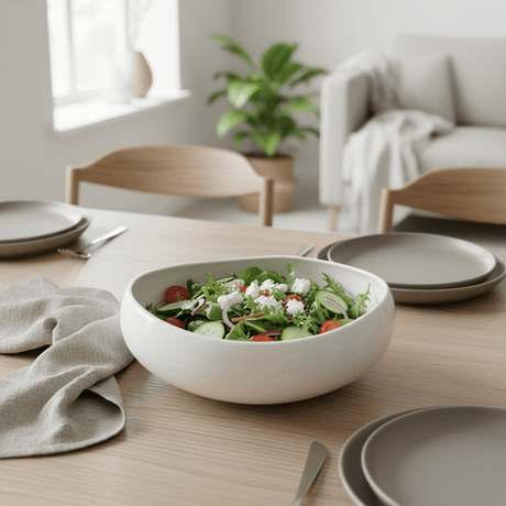 Luhpar White Ceramic Serving Bowl - 20cm - Al Kabayel Discount CentreLuhpar White Ceramic Serving Bowl - 20cmBowlsLUHPARAl Kabayel Discount Centre