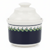 Luhpar White Ceramic Sugar Jar with Elegant Navy Blue Pattern and Lid for Kitchen and Dining Use – 10 cm - Al Kabayel Discount CentreLuhpar White Ceramic Sugar Jar with Elegant Navy Blue Pattern and Lid for Kitchen and Dining Use – 10 cmJars & Food SaversLUHPARAl Kabayel Discount Centre
