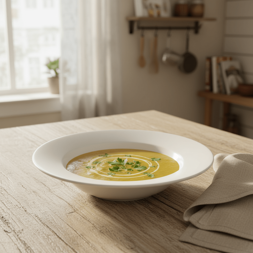 Luhpar White Deep Round Ceramic Plate – 6.25 Inch Small Soup & Curry Bowl Plate for Everyday Use - Al Kabayel Discount CentreLuhpar White Deep Round Ceramic Plate – 6.25 Inch Small Soup & Curry Bowl Plate for Everyday UsePlatesLUHPARAl Kabayel Discount Centre