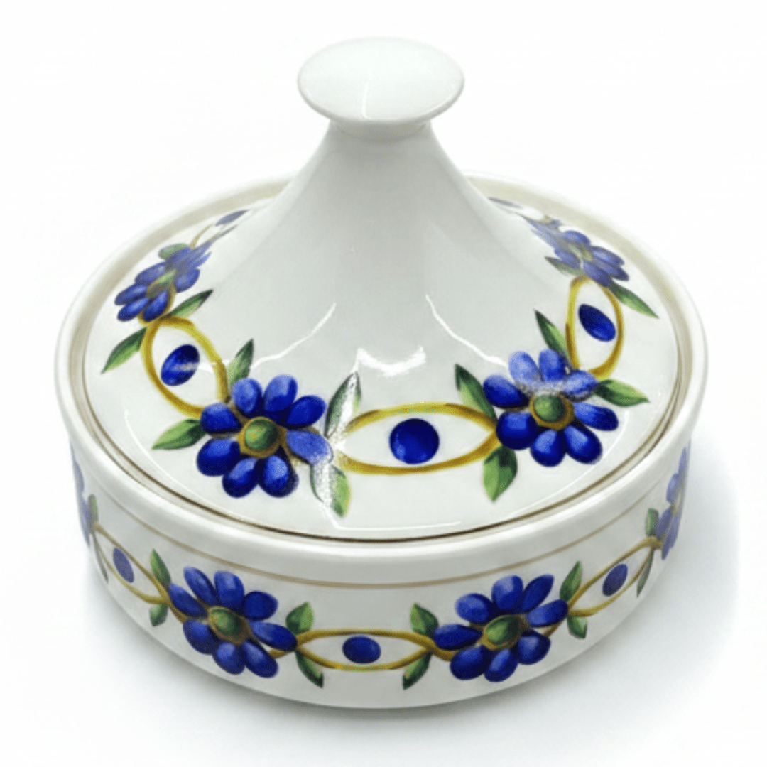 Luhpar White Designer Ceramic Sugar Pot with Elegant Floral Lid for Decorative and Functional Serving – 15×15 cm - Al Kabayel Discount CentreLuhpar White Designer Ceramic Sugar Pot with Elegant Floral Lid for Decorative and Functional Serving – 15×15 cmJars & Food SaversLUHPARAl Kabayel Discount Centre