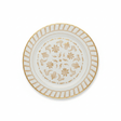 Luhpar White & Gold Floral Embossed Round Ceramic Dinner Plate - 10.5 Inch - Al Kabayel Discount CentreLuhpar White & Gold Floral Embossed Round Ceramic Dinner Plate - 10.5 InchPlatesLUHPARAl Kabayel Discount Centre