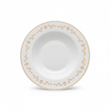 Luhpar White & Gold Floral Round Ceramic Soup Plate - 8.5 Inch - Al Kabayel Discount CentreLuhpar White & Gold Floral Round Ceramic Soup Plate - 8.5 InchPlatesLUHPARAl Kabayel Discount Centre