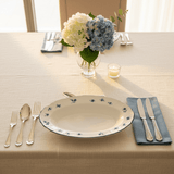 Luhpar White Oval Ceramic Plate with Blue Floral Design for Serving and Dining 12 inch - Al Kabayel Discount CentreLuhpar White Oval Ceramic Plate with Blue Floral Design for Serving and Dining 12 inchServing TraysLUHPARAl Kabayel Discount Centre