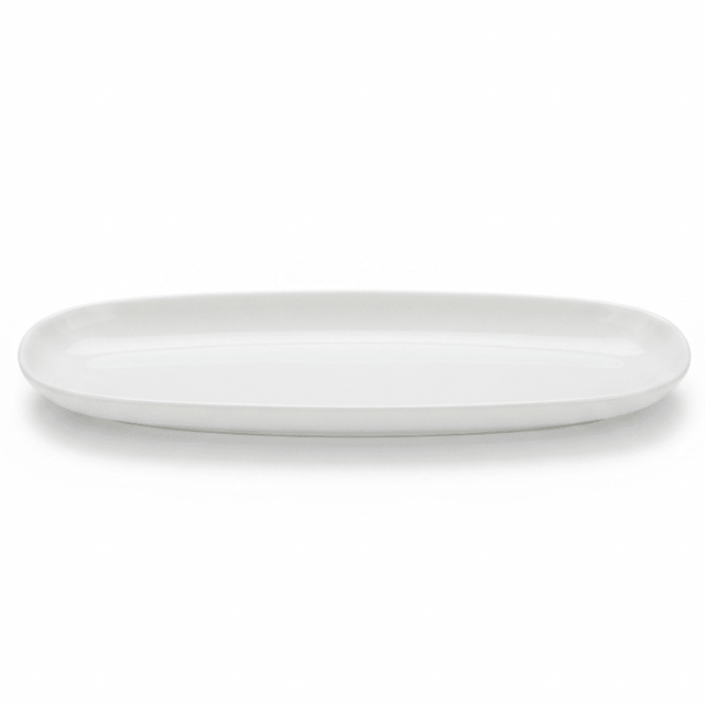 Luhpar White Oval Ceramic Serving Platter for Dining and Buffet Use 14 inch - Al Kabayel Discount CentreLuhpar White Oval Ceramic Serving Platter for Dining and Buffet Use 14 inchServing TraysLUHPARAl Kabayel Discount Centre