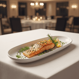 Luhpar White Oval Ceramic Serving Platter for Main Course Presentation 16 inch - Al Kabayel Discount CentreLuhpar White Oval Ceramic Serving Platter for Main Course Presentation 16 inchServing TraysLUHPARAl Kabayel Discount Centre