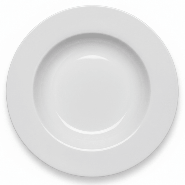 Luhpar White Round Ceramic Deep Plate for Pasta, Salads, and Curries 9.25 inch - Al Kabayel Discount CentreLuhpar White Round Ceramic Deep Plate for Pasta, Salads, and Curries 9.25 inchPlatesLUHPARAl Kabayel Discount Centre