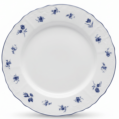 Luhpar White Round Ceramic Dinner Plate with Blue Floral Design for Family Meals 12 inch - Al Kabayel Discount CentreLuhpar White Round Ceramic Dinner Plate with Blue Floral Design for Family Meals 12 inchPlatesLUHPARAl Kabayel Discount Centre