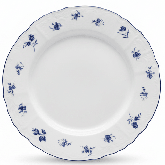 Luhpar White Round Ceramic Dinner Plate with Blue Floral Design for Family Meals 12 inch - Al Kabayel Discount CentreLuhpar White Round Ceramic Dinner Plate with Blue Floral Design for Family Meals 12 inchPlatesLUHPARAl Kabayel Discount Centre