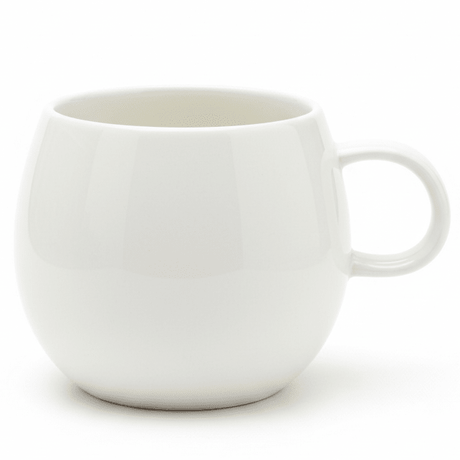 Luhpar White Round Ceramic Mug with Comfortable Handle for Everyday Coffee & Tea Use – 500ml - Al Kabayel Discount CentreLuhpar White Round Ceramic Mug with Comfortable Handle for Everyday Coffee & Tea Use – 500mlMugsLUHPARAl Kabayel Discount Centre