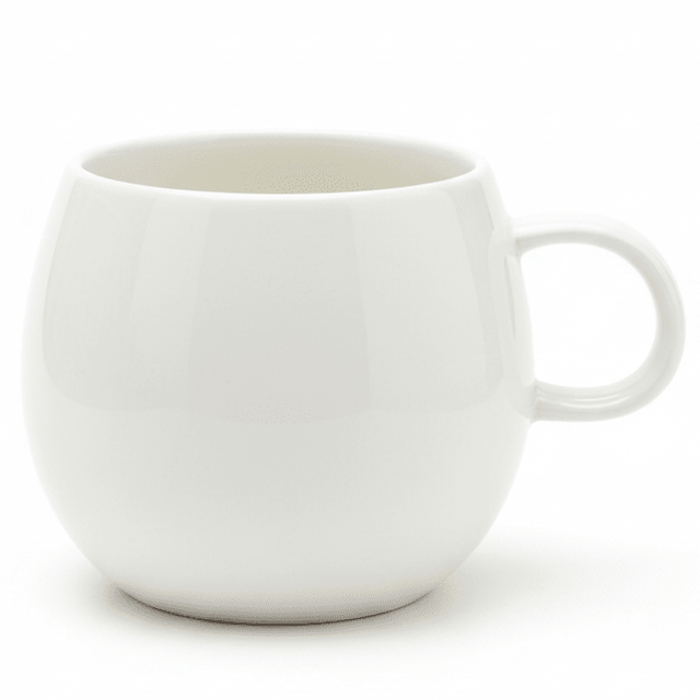 Luhpar White Round Ceramic Mug with Comfortable Handle for Everyday Coffee & Tea Use – 500ml - Al Kabayel Discount CentreLuhpar White Round Ceramic Mug with Comfortable Handle for Everyday Coffee & Tea Use – 500mlMugsLUHPARAl Kabayel Discount Centre