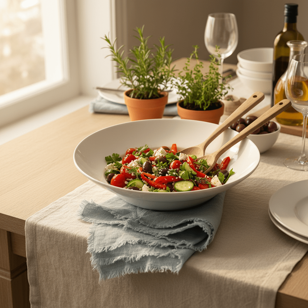 Luhpar White Round Ceramic Serving Bowl for Family Meals 9.5 inch - Al Kabayel Discount CentreLuhpar White Round Ceramic Serving Bowl for Family Meals 9.5 inchBowlsLUHPARAl Kabayel Discount Centre