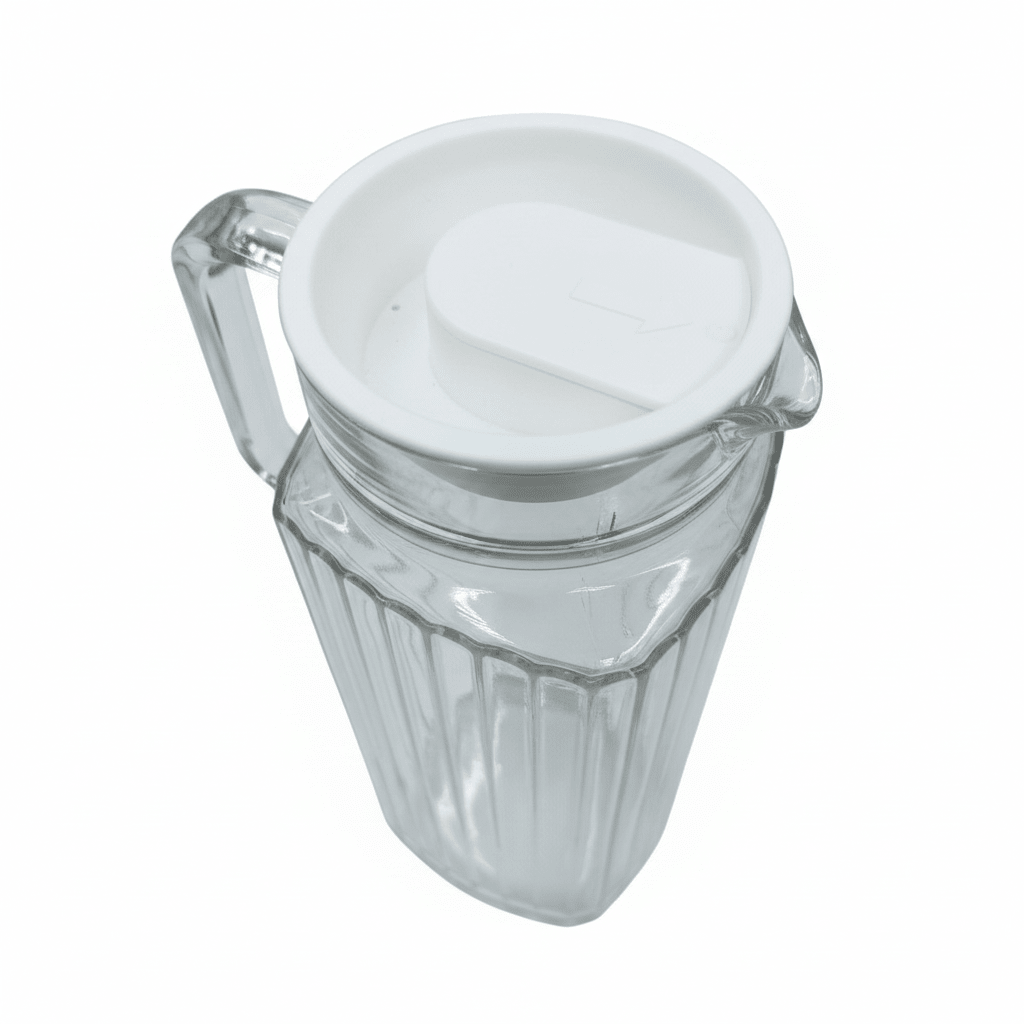 Luminarc Glass Jug 1L – Clear Ribbed Design with Lid - Al Kabayel Discount CentreLuminarc Glass Jug 1L – Clear Ribbed Design with LidJugsLUMINARCAl Kabayel Discount Centre