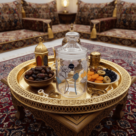 Luminarc Lotus Glass Jar with Lid | 1000ml | Airtight Storage Canister - Al Kabayel Discount CentreLuminarc Lotus Glass Jar with Lid | 1000ml | Airtight Storage CanisterJars & Food SaversLUMINARCAl Kabayel Discount Centre