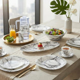 Luminarc Marble White 46-Piece Dinner Set - Tempered Glass Dinnerware Collection - Al Kabayel Discount CentreLuminarc Marble White 46-Piece Dinner Set - Tempered Glass Dinnerware CollectionDinnerware SetsLUMINARCAl Kabayel Discount Centre