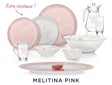 Luminarc Melitina Pink 46-Piece Dinnerware Set - Extra Resistance Glass - Complete Table Service for 6 - Al Kabayel Discount CentreLuminarc Melitina Pink 46-Piece Dinnerware Set - Extra Resistance Glass - Complete Table Service for 6Dinnerware SetsLUMINARCAl Kabayel Discount Centre