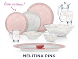 Luminarc Melitina Pink 46-Piece Dinnerware Set - Extra Resistance Glass - Complete Table Service for 6 - Al Kabayel Discount CentreLuminarc Melitina Pink 46-Piece Dinnerware Set - Extra Resistance Glass - Complete Table Service for 6Dinnerware SetsLUMINARCAl Kabayel Discount Centre