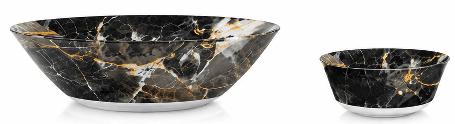 Luminarc Ruggi 46-Piece Tempered Glass Dinner Set – Black Marble Design - Al Kabayel Discount CentreLuminarc Ruggi 46-Piece Tempered Glass Dinner Set – Black Marble DesignDinnerware SetsLUMINARCAl Kabayel Discount Centre