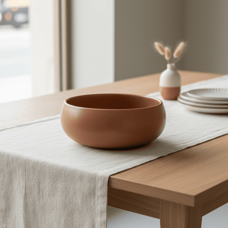 Luphar Brown Solid Matt Ceramic Serving Bowl – 16.6 cm / 1000 ml - Al Kabayel Discount CentreLuphar Brown Solid Matt Ceramic Serving Bowl – 16.6 cm / 1000 mlBowlsLUPHARAl Kabayel Discount Centre