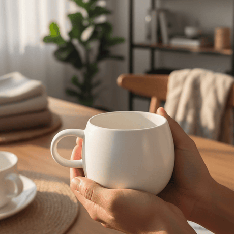 Luphar white Solid Matt Ceramic Coffee & Tea Mug – 500 ml - Al Kabayel Discount CentreLuphar white Solid Matt Ceramic Coffee & Tea Mug – 500 mlMugsLUPHARAl Kabayel Discount Centre