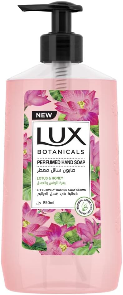 LUX Botanicals Hand Wash Lotus & Honey, 250 ml - Al Kabayel Discount CentreLUX Botanicals Hand Wash Lotus & Honey, 250 mlHandwashLUXAl Kabayel Discount Centre