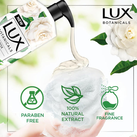 LUX Botanicals Perfumed Body Wash, Skin Detox, Camelia & Aloe Vera, with 100% natural extracts suitable for all skin types, 700ml - Al Kabayel Discount CentreLUX Botanicals Perfumed Body Wash, Skin Detox, Camelia & Aloe Vera, with 100% natural extracts suitable for all skin types, 700mlBodywashLUXAl Kabayel Discount Centre