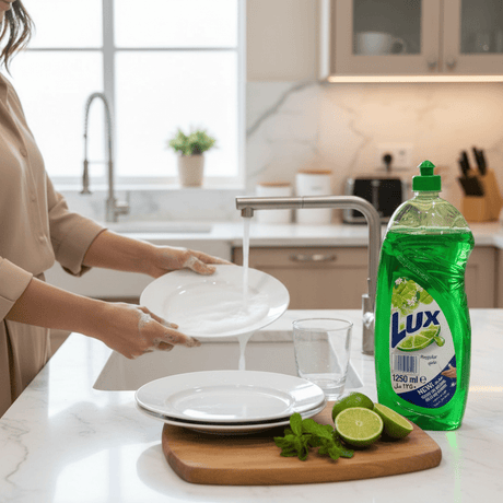 Lux Dish Soap, Tough on Grease, Gentle on Hands, Regular, 1250ml - Al Kabayel Discount CentreLux Dish Soap, Tough on Grease, Gentle on Hands, Regular, 1250mlHousehold CleaningLUXAl Kabayel Discount Centre