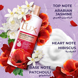 LUX Opulent Fragrance Body Wash, Romantic Hibiscus, 30H Long - Lasting Scent, with Everscent Essential Oil, 500ml - Al Kabayel Discount CentreLUX Opulent Fragrance Body Wash, Romantic Hibiscus, 30H Long - Lasting Scent, with Everscent Essential Oil, 500mlBodywashLUXAl Kabayel Discount Centre