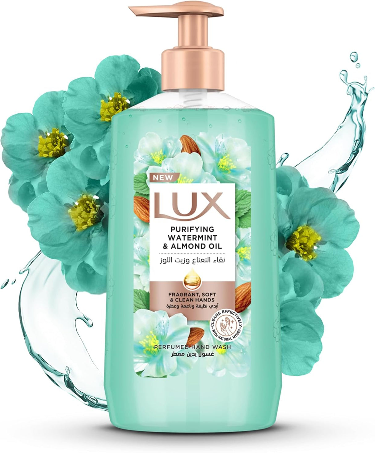 LUX Perfumed Liquid Hand Wash, Purifying Watermint, with Almond Oil & Glycerin, for Fragrant, Soft and Clean Hands, 500ml - Al Kabayel Discount CentreLUX Perfumed Liquid Hand Wash, Purifying Watermint, with Almond Oil & Glycerin, for Fragrant, Soft and Clean Hands, 500mlHandwashLUXAl Kabayel Discount Centre