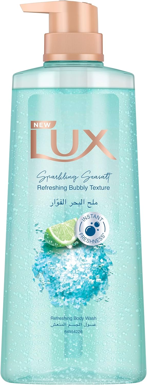 LUX Refreshing Body Wash, Sparkling Seasalt, Instant Freshness, with Bubbly Texture, 700ml - Al Kabayel Discount CentreLUX Refreshing Body Wash, Sparkling Seasalt, Instant Freshness, with Bubbly Texture, 700mlBodywashLUXAl Kabayel Discount Centre