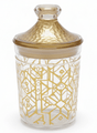 Luxehohe Premium Round Airtight Acrylic Storage Canister – Transparent Body with Elegant Golden Decorative Design, 750 ml - Al Kabayel Discount CentreLuxehohe Premium Round Airtight Acrylic Storage Canister – Transparent Body with Elegant Golden Decorative Design, 750 mlJars & Food SaversLUXEHOMEAl Kabayel Discount Centre