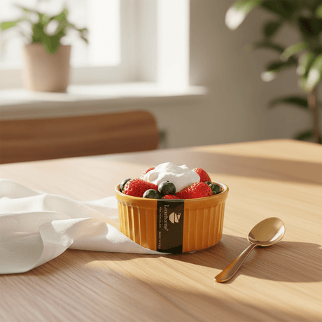 Luxehome Ceramic Orange Ceramic Ramekin Bowl | 9×4cm | - Al Kabayel Discount CentreLuxehome Ceramic Orange Ceramic Ramekin Bowl | 9×4cm |BowlsLUXEHOMEAl Kabayel Discount Centre