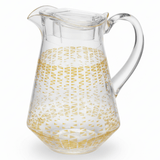 Luxehome Luxury Clear Acrylic Jug with Gold Triangle Confetti Decorative Print – 22 cm - Al Kabayel Discount CentreLuxehome Luxury Clear Acrylic Jug with Gold Triangle Confetti Decorative Print – 22 cmJugsLUXEHOMEAl Kabayel Discount Centre