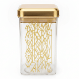Luxehome Premium Acrylic Storage Canister with Gold Detailing for Kitchen & Pantry 16 × 10 cm - Al Kabayel Discount CentreLuxehome Premium Acrylic Storage Canister with Gold Detailing for Kitchen & Pantry 16 × 10 cmJars & Food SaversLUXEHOMEAl Kabayel Discount Centre