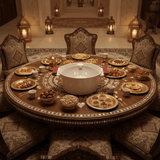 Luxehome Premium Round Ceramic Bakeware Dish with Glass Lid and Silicone Handles – Oven - Safe Cooking Dish (2.1 L) - Al Kabayel Discount CentreLuxehome Premium Round Ceramic Bakeware Dish with Glass Lid and Silicone Handles – Oven - Safe Cooking Dish (2.1 L)Roasting PansLUXEHOMEAl Kabayel Discount Centre