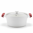 Luxehome Premium Round Ceramic Bakeware Dish with Glass Lid and Silicone Handles – Oven - Safe Cooking Dish (2.1 L) - Al Kabayel Discount CentreLuxehome Premium Round Ceramic Bakeware Dish with Glass Lid and Silicone Handles – Oven - Safe Cooking Dish (2.1 L)Roasting PansLUXEHOMEAl Kabayel Discount Centre
