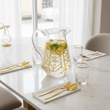 Luxehome Signature Collection Clear Acrylic Jug with Luxury Gold Print Finish – 22 cm - Al Kabayel Discount CentreLuxehome Signature Collection Clear Acrylic Jug with Luxury Gold Print Finish – 22 cmJugsLUXEHOMEAl Kabayel Discount Centre