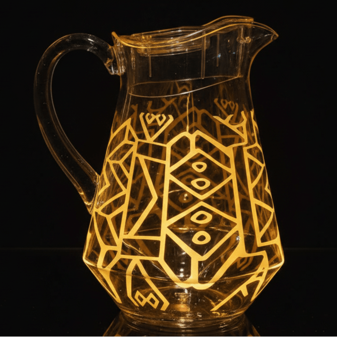 Luxehome Signature Collection Clear Acrylic Jug with Luxury Gold Print Finish – 22 cm - Al Kabayel Discount CentreLuxehome Signature Collection Clear Acrylic Jug with Luxury Gold Print Finish – 22 cmJugsLUXEHOMEAl Kabayel Discount Centre