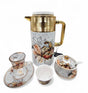 Luxury 27 - Piece Tea & Coffee Service Set – Classic Floral Design, Cups, Saucers and Flask - Al Kabayel Discount CentreLuxury 27 - Piece Tea & Coffee Service Set – Classic Floral Design, Cups, Saucers and FlaskThermosAKDCAl Kabayel Discount Centre