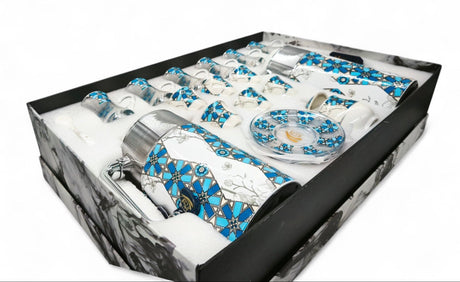 Luxury 27 - Piece Tea & Coffee Service Set – Classic Printed Design, Cups, Saucers and Flask - Al Kabayel Discount CentreLuxury 27 - Piece Tea & Coffee Service Set – Classic Printed Design, Cups, Saucers and FlaskThermosAKDCAl Kabayel Discount Centre