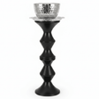 Luxury Arabic Mabkhara | Black & Silver Metal Incense Burner Stand | 40cm | Bakhoor & Oud Holder - Al Kabayel Discount CentreLuxury Arabic Mabkhara | Black & Silver Metal Incense Burner Stand | 40cm | Bakhoor & Oud HolderIncense BurnerAKDCAl Kabayel Discount Centre
