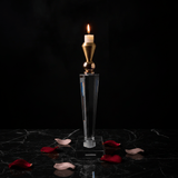 Luxury Crystal & Gold Metal Candle Holder for Wedding & Event Decoration – 29cm - Al Kabayel Discount CentreLuxury Crystal & Gold Metal Candle Holder for Wedding & Event Decoration – 29cmHome Décor AccentsAKDCAl Kabayel Discount Centre