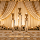 Luxury Crystal & Gold Metal Candle Holder for Wedding & Event Decoration – 29cm - Al Kabayel Discount CentreLuxury Crystal & Gold Metal Candle Holder for Wedding & Event Decoration – 29cmHome Décor AccentsAKDCAl Kabayel Discount Centre