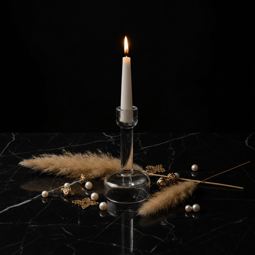 Luxury Glass Footed Decorative Candle Holder for Living Room and Table Styling – 15cm - Al Kabayel Discount CentreLuxury Glass Footed Decorative Candle Holder for Living Room and Table Styling – 15cmHome Décor AccentsAKDCAl Kabayel Discount Centre