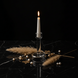 Luxury Glass Footed Decorative Candle Holder for Living Room and Table Styling – 15cm - Al Kabayel Discount CentreLuxury Glass Footed Decorative Candle Holder for Living Room and Table Styling – 15cmHome Décor AccentsAKDCAl Kabayel Discount Centre