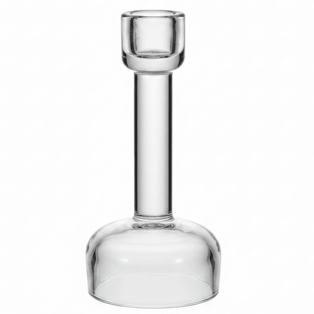 Luxury Glass Footed Decorative Candle Holder for Living Room and Table Styling – 15cm - Al Kabayel Discount CentreLuxury Glass Footed Decorative Candle Holder for Living Room and Table Styling – 15cmHome Décor AccentsAKDCAl Kabayel Discount Centre