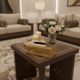 Luxury Gold & Silver Metal Tissue Box Holder with Elegant Decorative Pattern – Premium Tabletop Tissue Organizer 22×12 cm - Al Kabayel Discount CentreLuxury Gold & Silver Metal Tissue Box Holder with Elegant Decorative Pattern – Premium Tabletop Tissue Organizer 22×12 cmNapkin Holders & Tissue BoxAKDCAl Kabayel Discount Centre