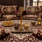 Luxury Majlis 2 - Section Glass Candy Serving Bowl with Brown Metal Stand & Premium Gold Lid – Elegant Dry Fruit and Chocolate Server 25×13 cm - Al Kabayel Discount CentreLuxury Majlis 2 - Section Glass Candy Serving Bowl with Brown Metal Stand & Premium Gold Lid – Elegant Dry Fruit and Chocolate Server 25×13 cmJars & Food SaversAKDCAl Kabayel Discount Centre